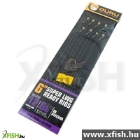 Guru Super Lwg Csalikarikával Előkötött Horog Guru Lwg Ready Rigs Size 20 0,11Mm