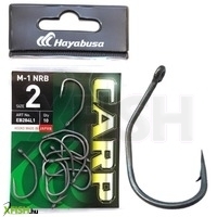 Hayabusa Carp Hook Black Nickel Bojlis Horog Szürke 6-os 10db/csomag M-es