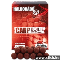 Haldorádó Carp Bojli Long Life - Fűszeres Vörös Máj / Spicy Red Liver 800 G / 24 Mm