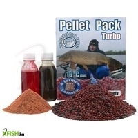 Haldorádó Pellet Pack Turbo - Fagyos Ponty 800 g pellet, 100 g pellet ragasztó por, 100 ml pellet juice aroma, 100 g Mikro Pellet Mix
