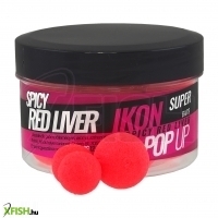 Ikon Pop Up Spicy Red Liver 12-16mm fűszeres-máj fluo piros