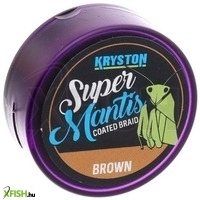 Kryston Super Mantis Coated Braid Hibrid Fonott Előkezsinór 35Lbs 20M Barna