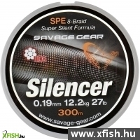 Savage Gear Hd8 Silencer Fonott Zsinór 120M 0.36Mm 70Lbs 32Kg Green