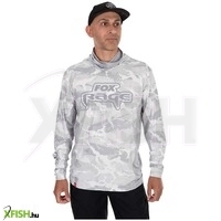 Fox Rage UV Hooded Light Camo Hosszú Ujjú Póló Xl