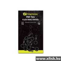 Ridgemonkey Rm-Tec Flexi Ring Swivel Size8 Karikás Forgó 10Db