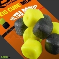 Rok Fishing Zig Cube Mix Ultra Pop-Up Gumicsali Sweet Corn Sárga-Fekete 10 mm 16 db/csomag
