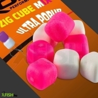 Rok Fishing Zig Cube Mix Ultra Pop-Up Gumicsali Sweet Corn Pink-Fehér 10 mm 16 db/csomag
