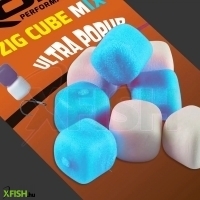 Rok Fishing Zig Cube Mix Ultra Pop-Up Gumicsali Sweet Corn Kék-Fehér 10 mm 16 db/csomag