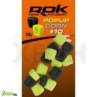 Rok Fishing Pop-Up Corn Ultra Pop-Up Gumicsali Natúr Sárga-Fekete 10 mm 16 db/csomag