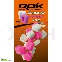 Rok Fishing Pop-Up Corn Ultra Pop-Up Gumicsali Natúr Pink-Fehér 12 mm 16 db/csomag