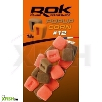 Rok Fishing Pop-Up Corn Ultra Pop-Up Gumicsali Natúr Barna-Narancssárga 12 mm 16 db/csomag