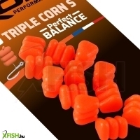 Rok Fishing Triple Corn Balanszírozott műkukorica Natúr Narancssárga S 20 db/csomag