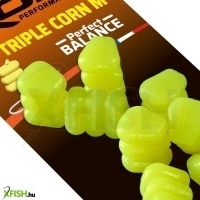 Rok Fishing Triple Corn Balanszírozott műkukorica Natúr Sárga M 16 db/csomag