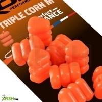 Rok Fishing Triple Corn Balanszírozott műkukorica Natúr Narancssárga M 16 db/csomag