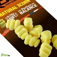Rok Fishing Sweet Corn Ultra Soft Natural 3Corn Ultra Soft Balanszírozott műkukorica Natúr Sárga 16 db/csomag