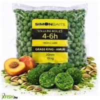 Simon Baits Soluline Oldódó Bojli Grass King Amur Barack - Pisztácia 20 mm 10 kg