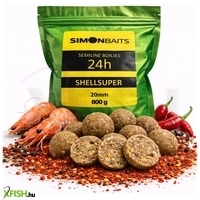 Simon Baits Semiline Oldódó Bojli 24H Shellsuper Fűszeres Rák 20 mm 800 g