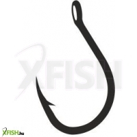 Mistrall 4X Iseama Oczko Black Nickelshiro Pontyozó Horog Szürke 1-es 10db/csomag