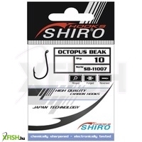 Mistrall Octopus Black Nickel Shiro Pontyozó Horog Szürke 6/0-ás 10db/csomag