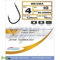 Mistrall Shiro Keriyu Gold Arany Előkötött Horog 50cm 0,22mm 4-es 10db/csomag