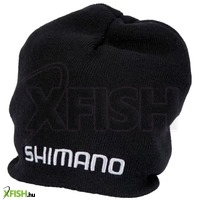 Shimano Beanie Horgász Sapka Fekete