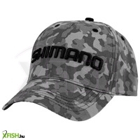 Shimano Cap Baseball Sapka Szürke Camo