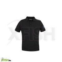 Shimano Apparel Aero Galléros Póló Fekete L