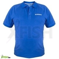 Shimano Short Sleeve Horgász Póló Kék M