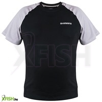 Shimano Shm Short Sleeve T Shirt Horgász Póló Fekete Xxxl