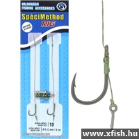 Haldorádó Spécimethod Rig - Profi Előkötött Csalitüskés Horogelőke 7mm