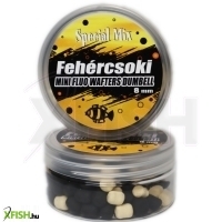Speciál mix Fluo Wafters dumbell csali 8 mm Fehércsoki 30 g