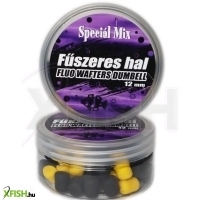 Speciál mix Fluo Wafter dumbell csali 12 mm Fűszeres hal 30 g