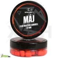 Speciál mix Fluo Wafter dumbell csali 12 mm Máj 30 g