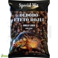 Speciál Mix Oldódó Etető Bojli Májas 24mm 1000g