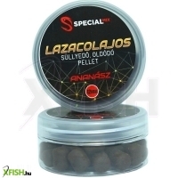 Special Mix Süllyedő Oldódó Lazacolajos Horog Pellet Ananász Hal 12mm 40g