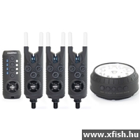 Sonik Gizmo 3+1 Elektromos Kapásjelző szett + Sátorlámpa (Mind Kék)