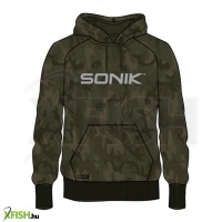 Sonik Hoody Kapucnis Melegítő Felső Camo M