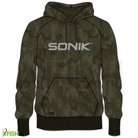 Sonik Hoody Kapucnis Melegítő Felső Camo Xxl