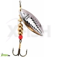 Mapso Spark Pb Pbn Körforgó Villantó Ezüst Fekete 3-as 80mm 11,5g 1db/csomag