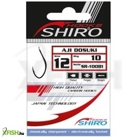 Mistrall Shiro Aji Dosuki Ringed Red Piros Pontyozó Horog 8-as 10db/csomag