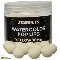 Starbaits Watercolor Pop Ups Lebegő Bojli sárga Színű 12Mm 70G