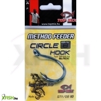 Top Mix Circle Barbless hook Method feeder Szakáll nélküli horog #8 10 db