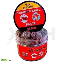 Feedermánia Venom Shrimp Pasztás Bojli Négy Évszak 24mm 250ml