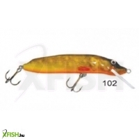 Mistrall Pike Floater Barna Sárga Csuka Wobbler 160mm 30Gr