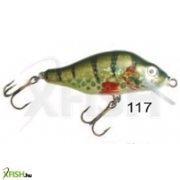 Mistrall Perch Floater Zöld Csíkos Wobbler 50mm 6Gr