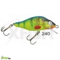 Mistrall Perch Floater Zöld Sárga Sügér Mintás Wobbler 110mm 37Gr