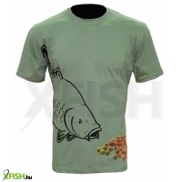 Zfish Boilie T-shirt Olive Green Bojlis Póló xl