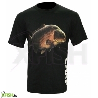 Zfish Carp T-Shirt Black Fekete Póló M
