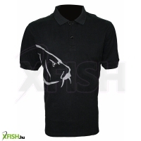 Zfish Carp Polo T-Shirt Black Fekete Póló Xl