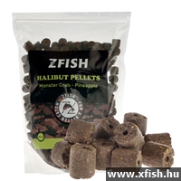 Zfish Halibut Pellet Óriás Rák Ananász 20mm 1Kg